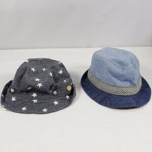 Bundle of 2 Baby Bucket Beach Sun Hats